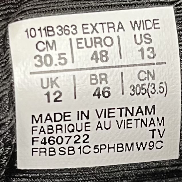 ASICS style tag