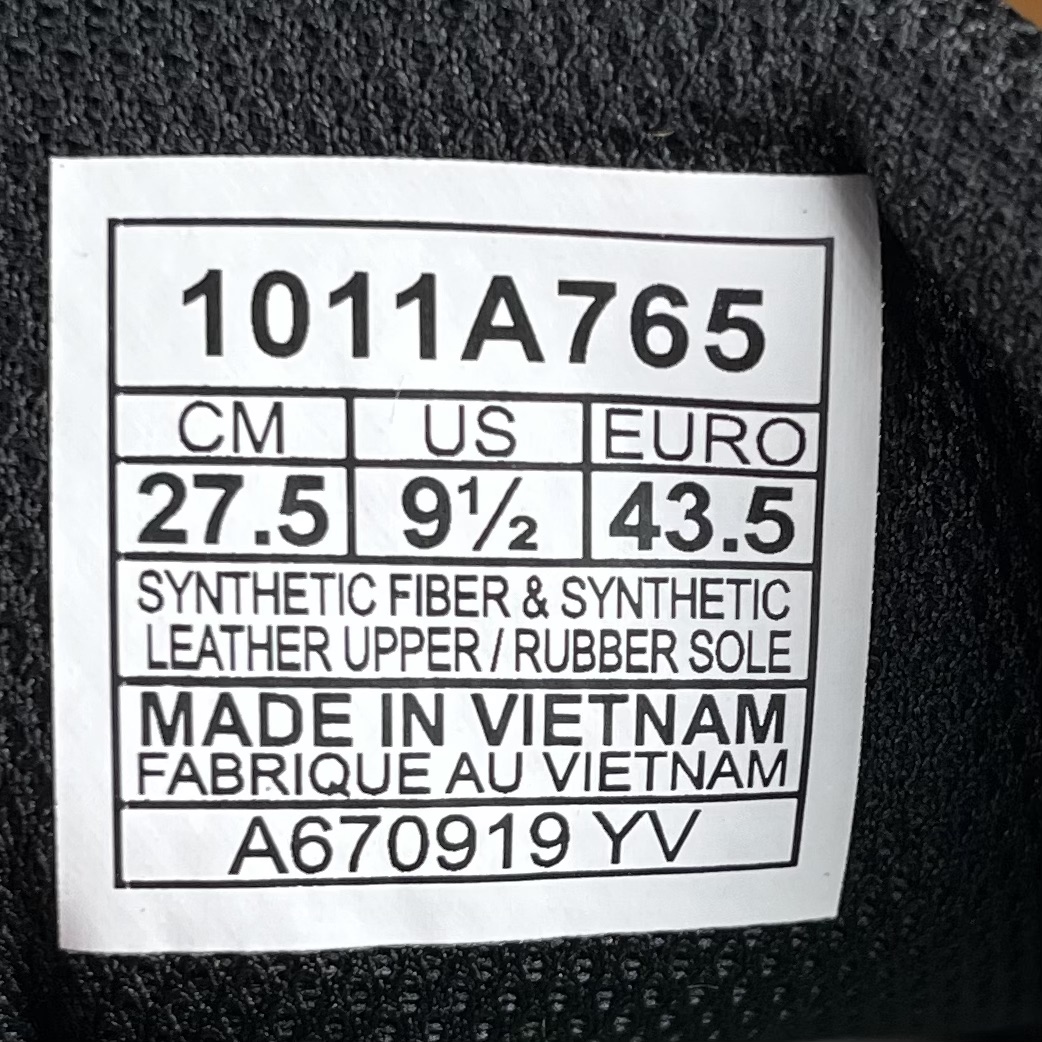 ASICS style tag