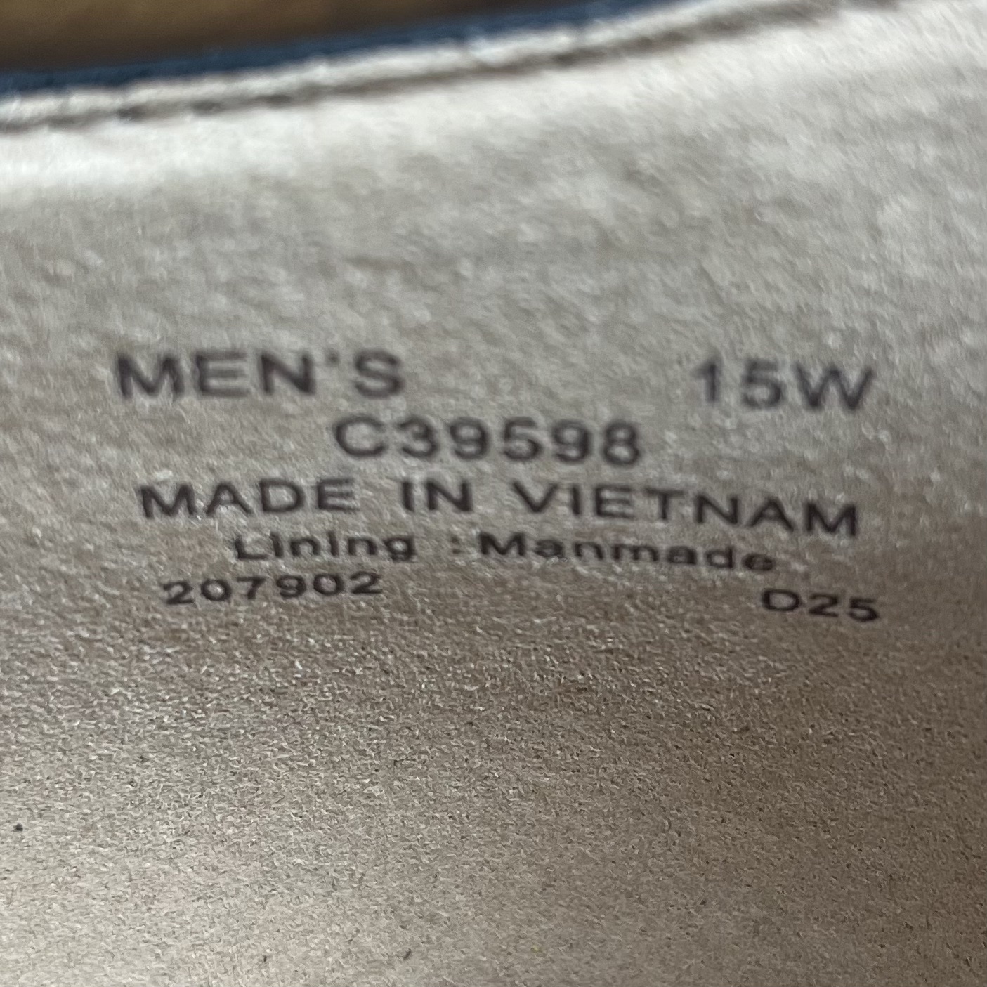 Cole Haan style tag
