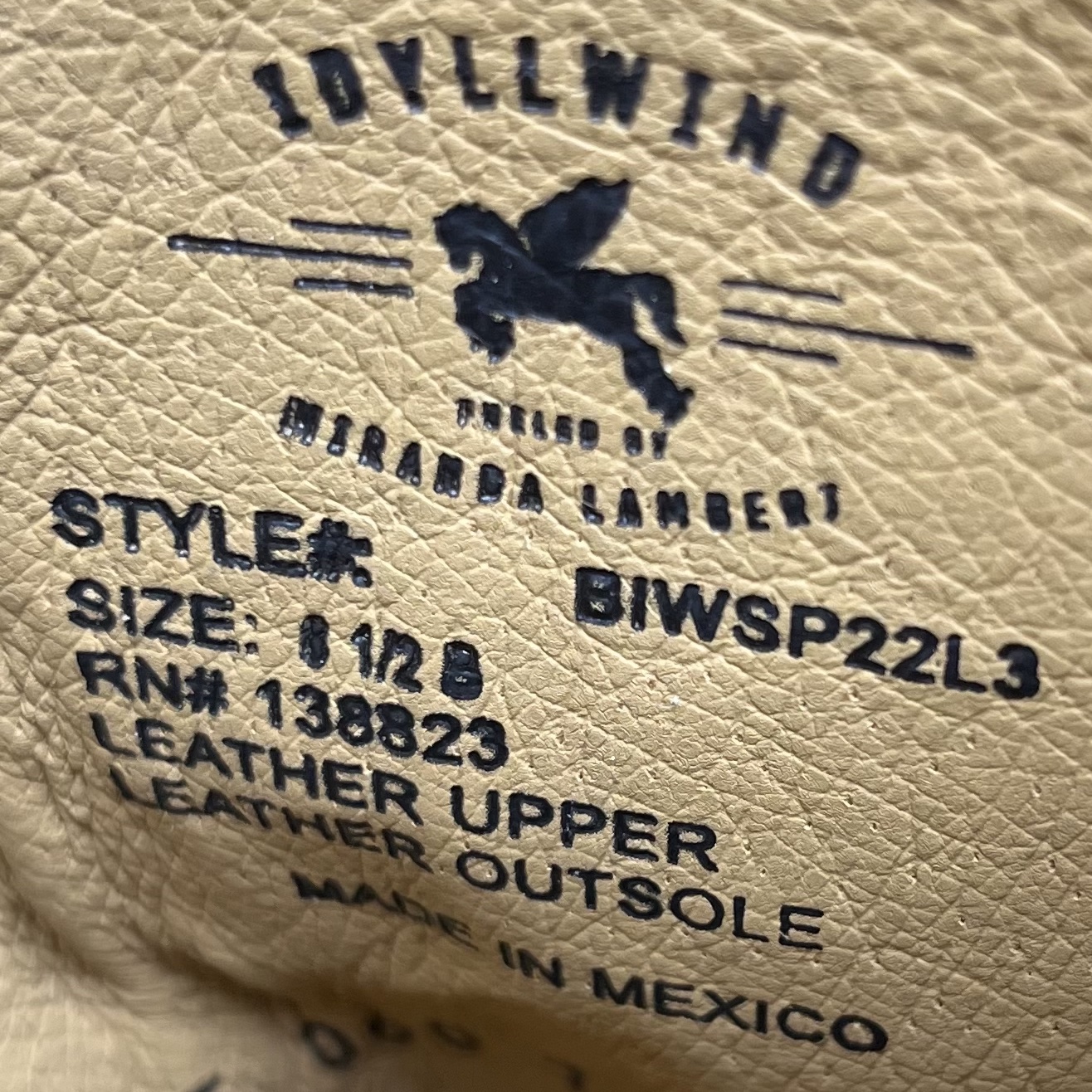 Idyllwind style tag