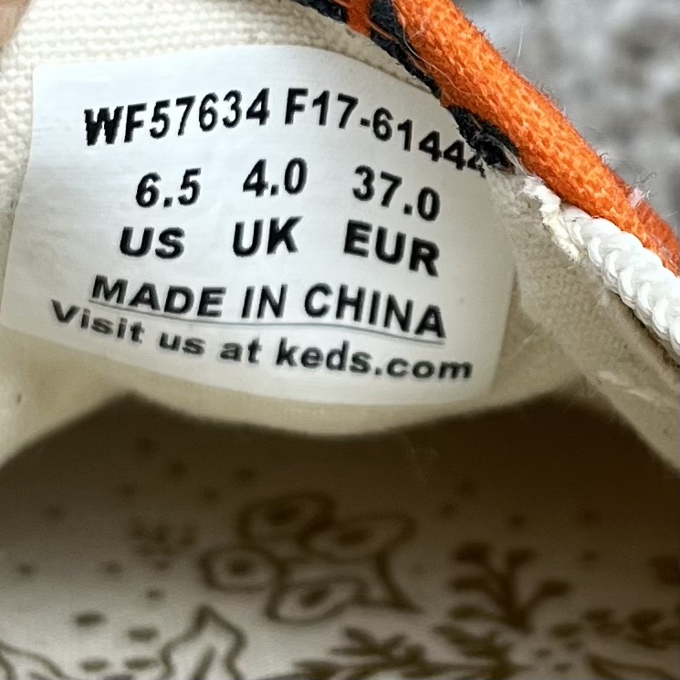 Keds style tag